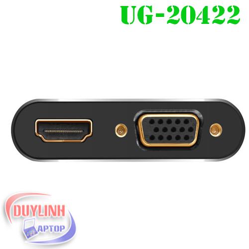Cáp chuyển đổi Mini DisplayPort sang VGA + HDMI Ugreen 20422