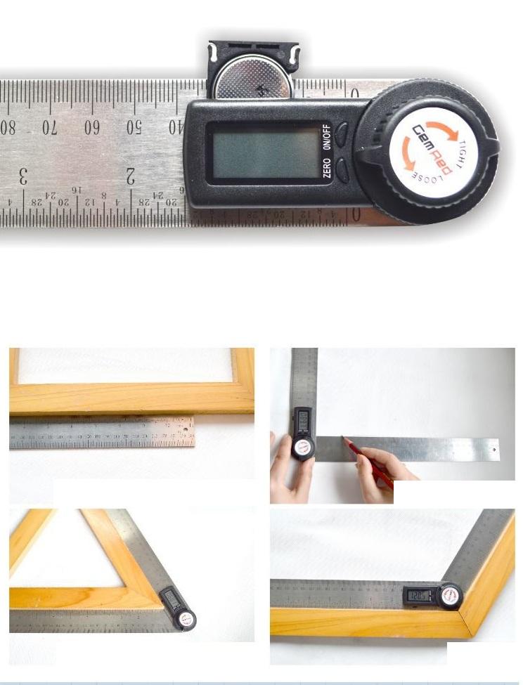 Thước đo góc điện tử GEMRED 82305-300
