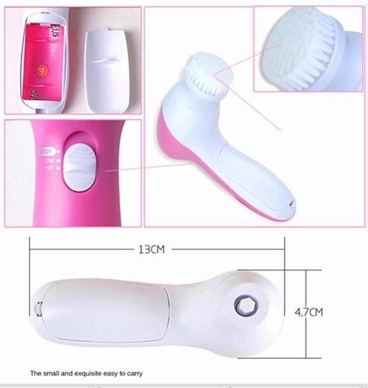 Máy rửa mặt matxa 5 trong 1
