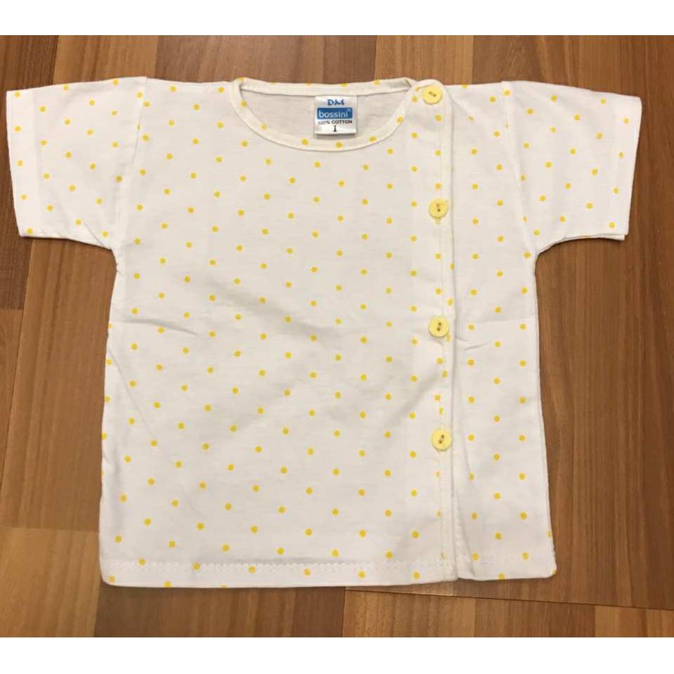 Bộ 5 Áo Sơ Sinh Tay Ngắn Chấm Bi Cho Bé size 1 đến size 5(2 - 12kg)