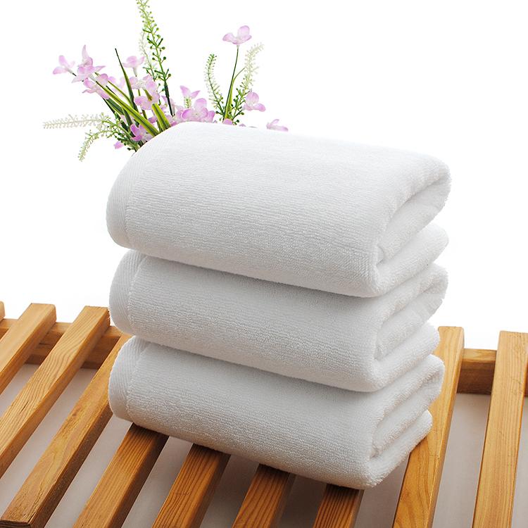 100% Cotton Trắng Lớn Dày Khăn Mặt Khăn Mặt