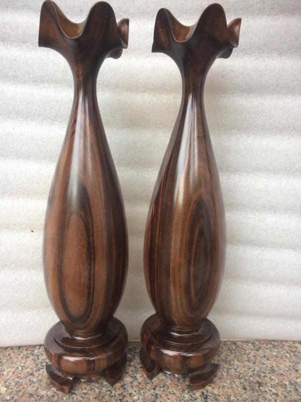 cặp Lục bình  gỗ chiu liu 40cm