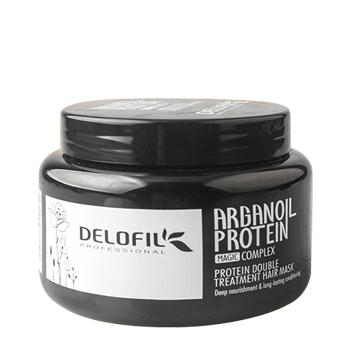 Hấp dầu phục hồi tóc Delofil Argan Oil Protein Magic Complex 500ml