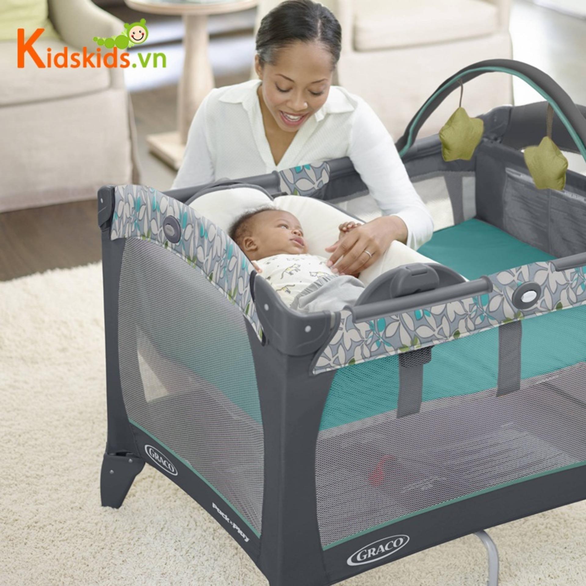 Giường cũi Graco Reversible Napper & Changer Boden
