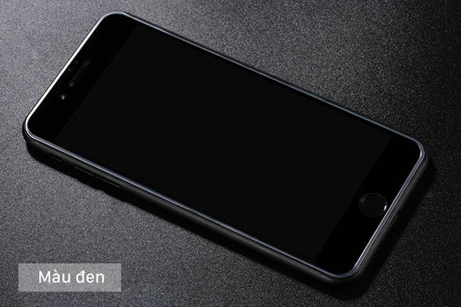Miếng dán cường lực 9D (Tặng kèm nút HOME) Full màn cho Iphone 6/6S Trắng, Đen