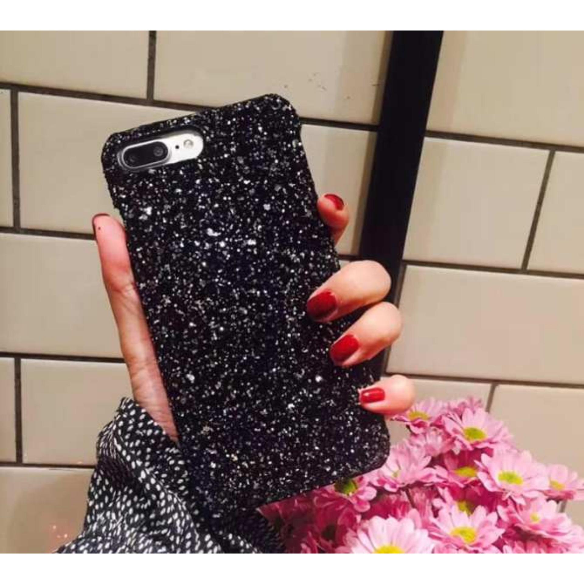 Ốp Đính Kim Tuyến cho Iphone 6PLUS ( ốp cứng ) ĐỎ MÃ A166