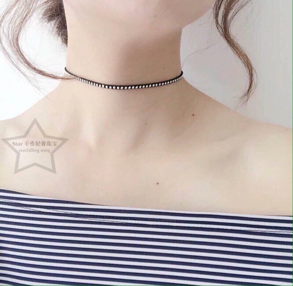 Vòng choker đeo cổ 1 sét 12 chiếc siêu rẻ