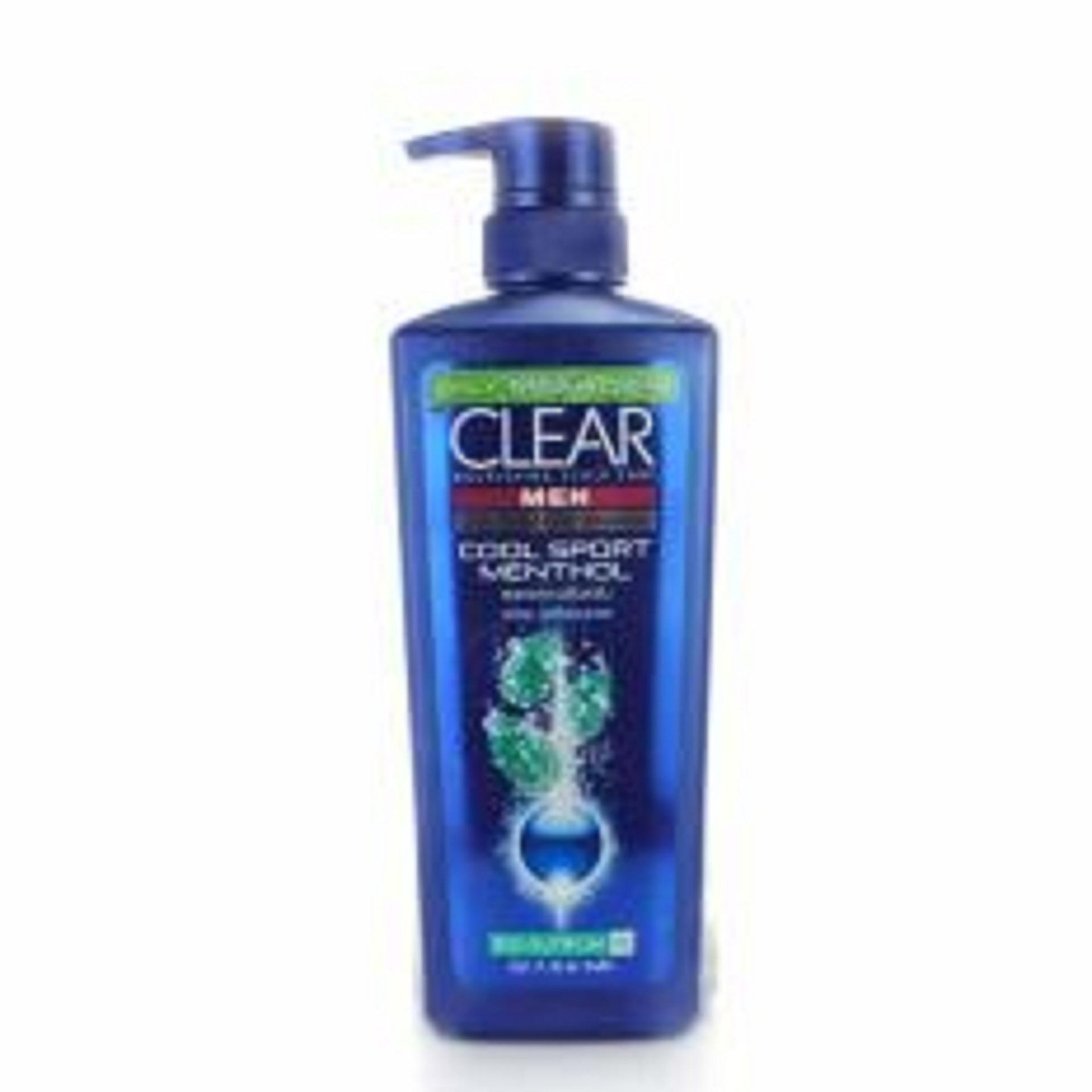 Dầu gội Thái Lan Clear Men cool sport method bạc hà 480ml