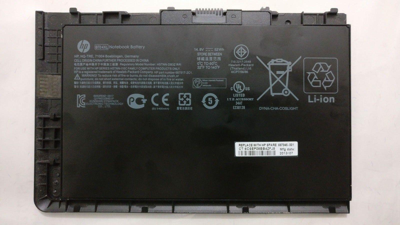 Pin laptop HP EliteBook Folio 9470m