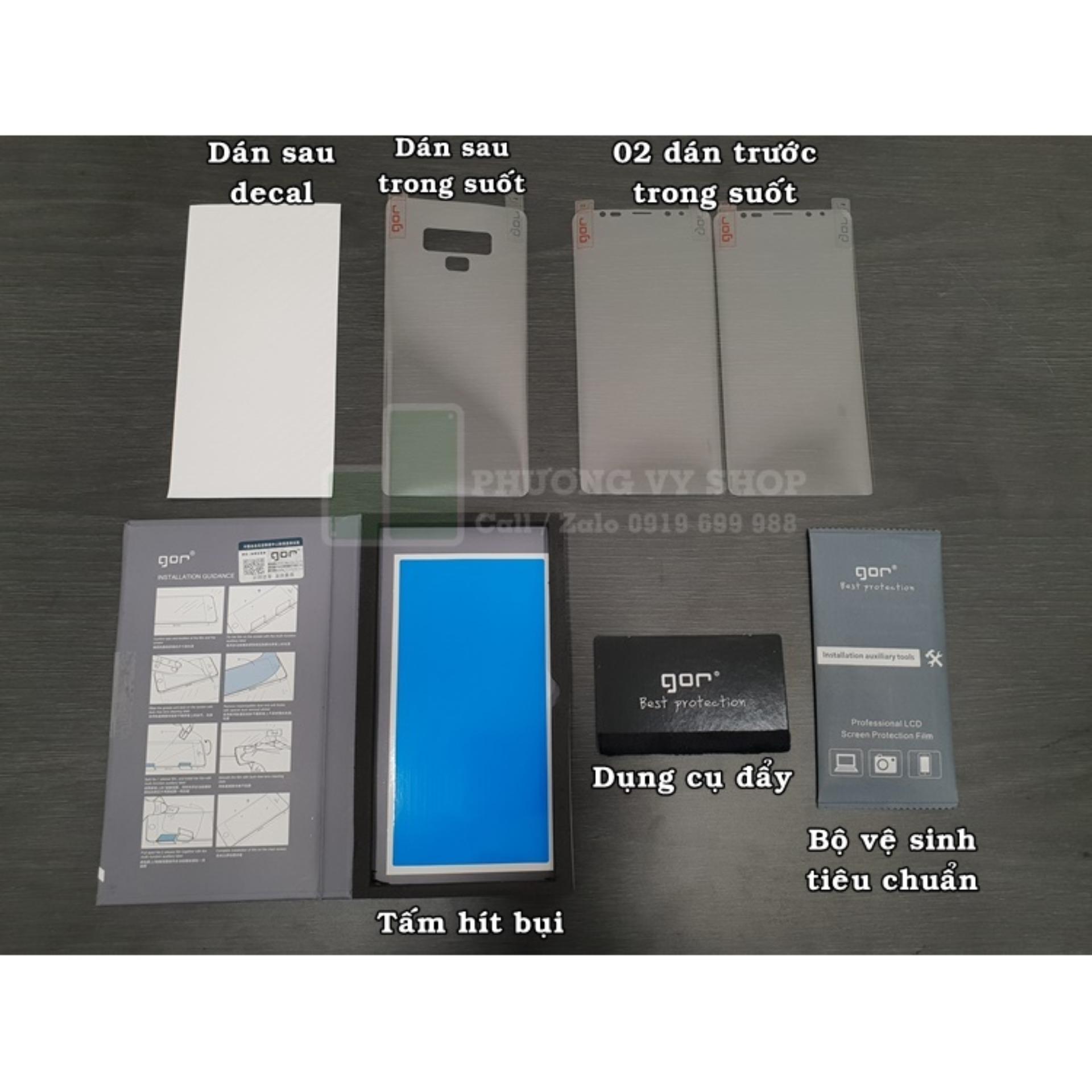 Miếng dán Full màn hình cho Galaxy Note 9  - GOR ( 4 miếng dán)