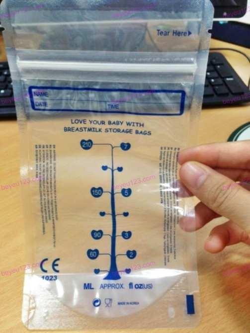 Túi trữ sữa Unimom Hàn Quốc 210ml - 60 túi