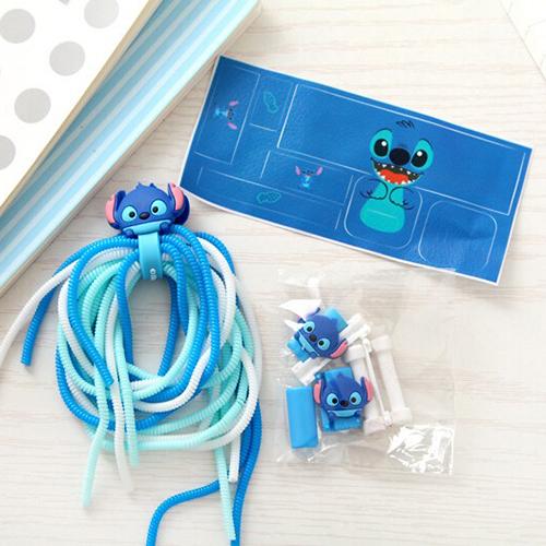 Bộ bảo vệ Cáp Sạc cho iPhone Chó Stitch (Lilo & Stitch)