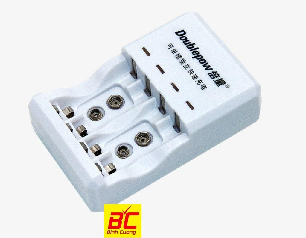 Sạc Pin Đa Năng DP-D03 DOUBLEPOW tăng 2 pin 9V 280mAh