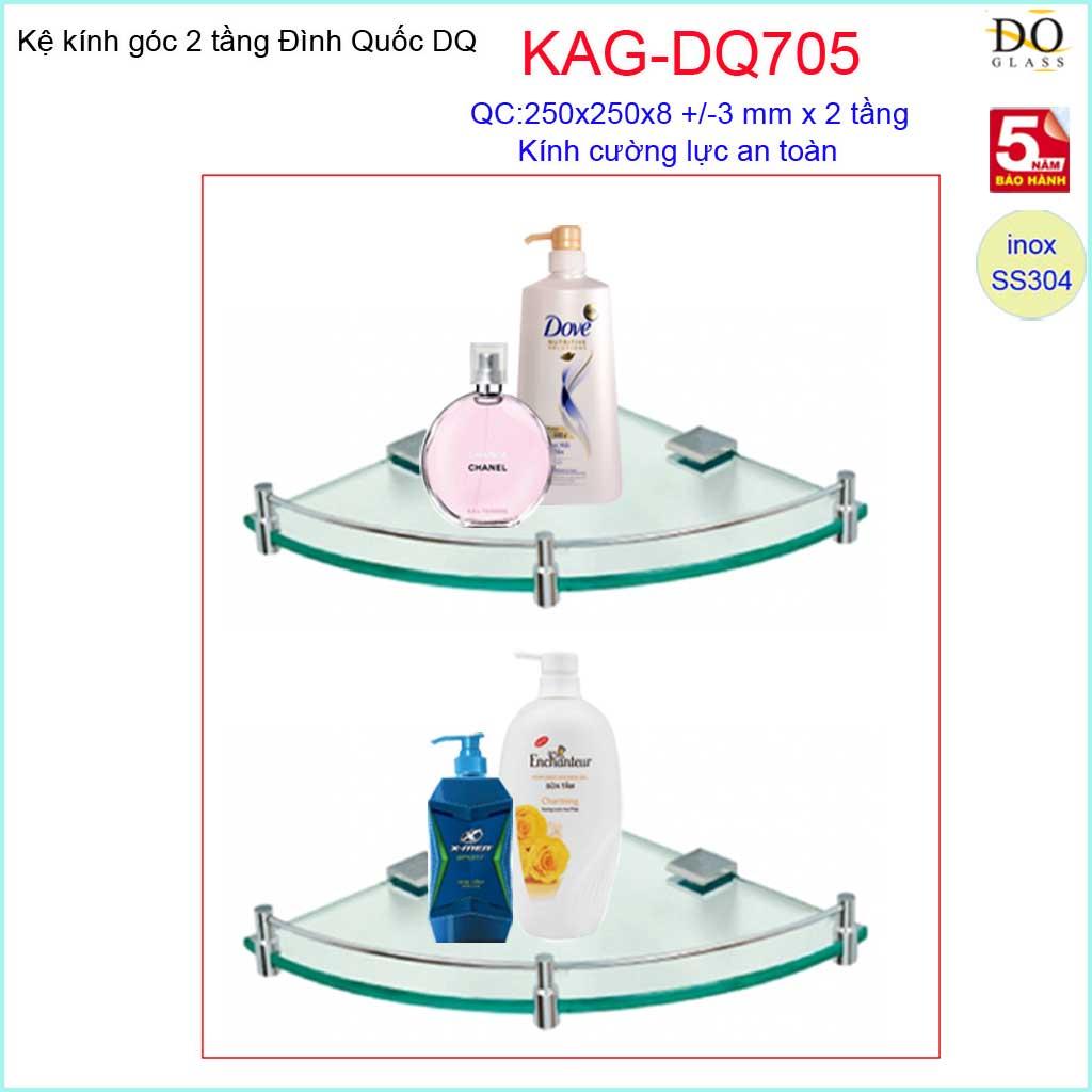 Kệ kiếng phòng tắm, kệ kính Đình Quốc KAG-DQ705