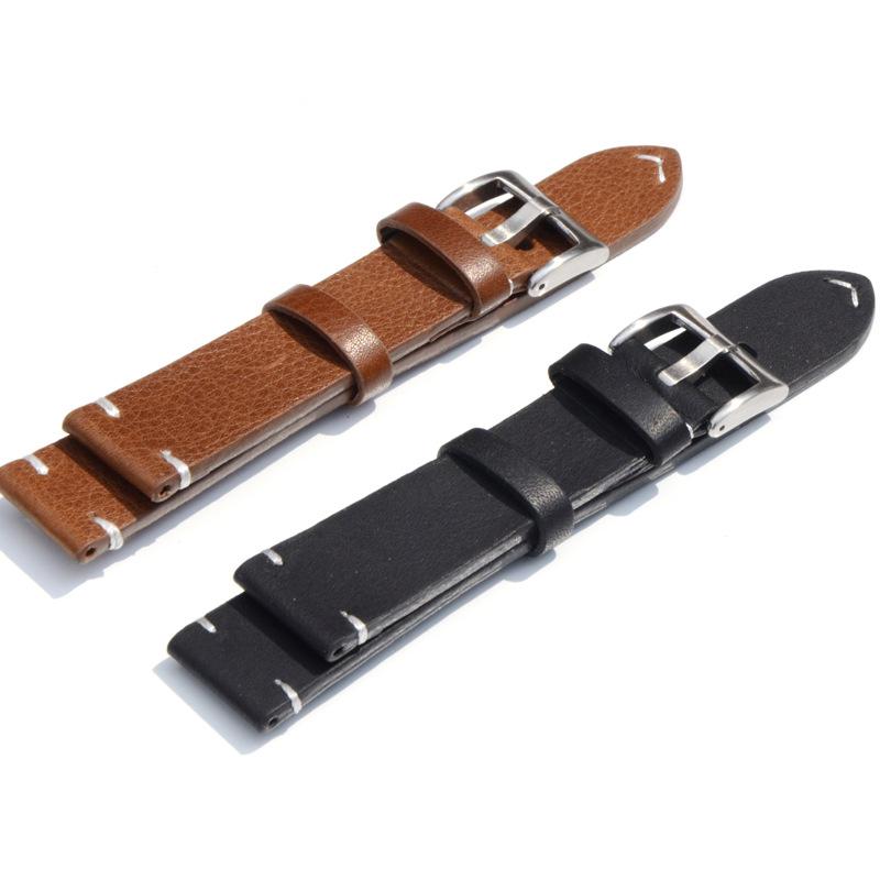  Dây da bò thật 2 mặt kiểu minimalist TIK017 