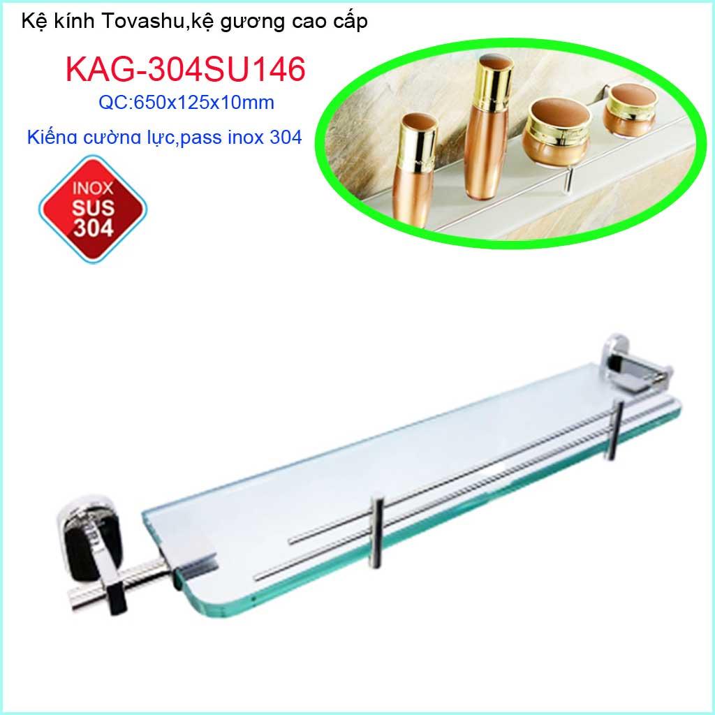 Kệ kính nhà tắm, kệ kiếng, kệ gương Tovashu KAG-304SU146