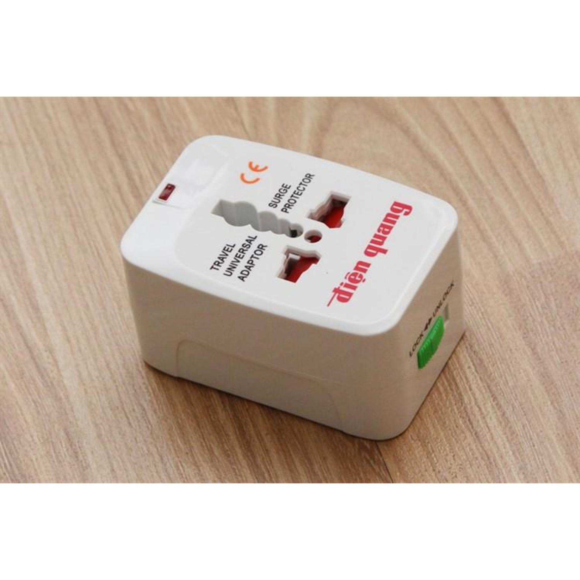 Ổ cắm điện đa năng Điện quang ( phù hợp chuẩn các quốc gia ) - o cam du lich, o cam tien loi