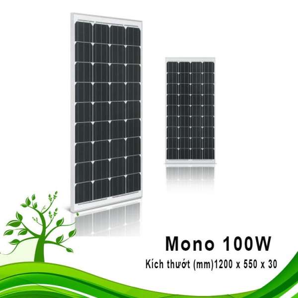 Tấm pin năng lượng mặt trời 100W 18V Solar panels 100W Mono