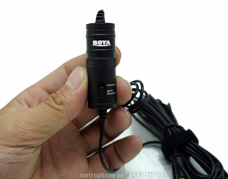 MIC THU ÂM CHO ĐIỆN THOẠI VÀ MÁY ẢNH BOYA BY-M1