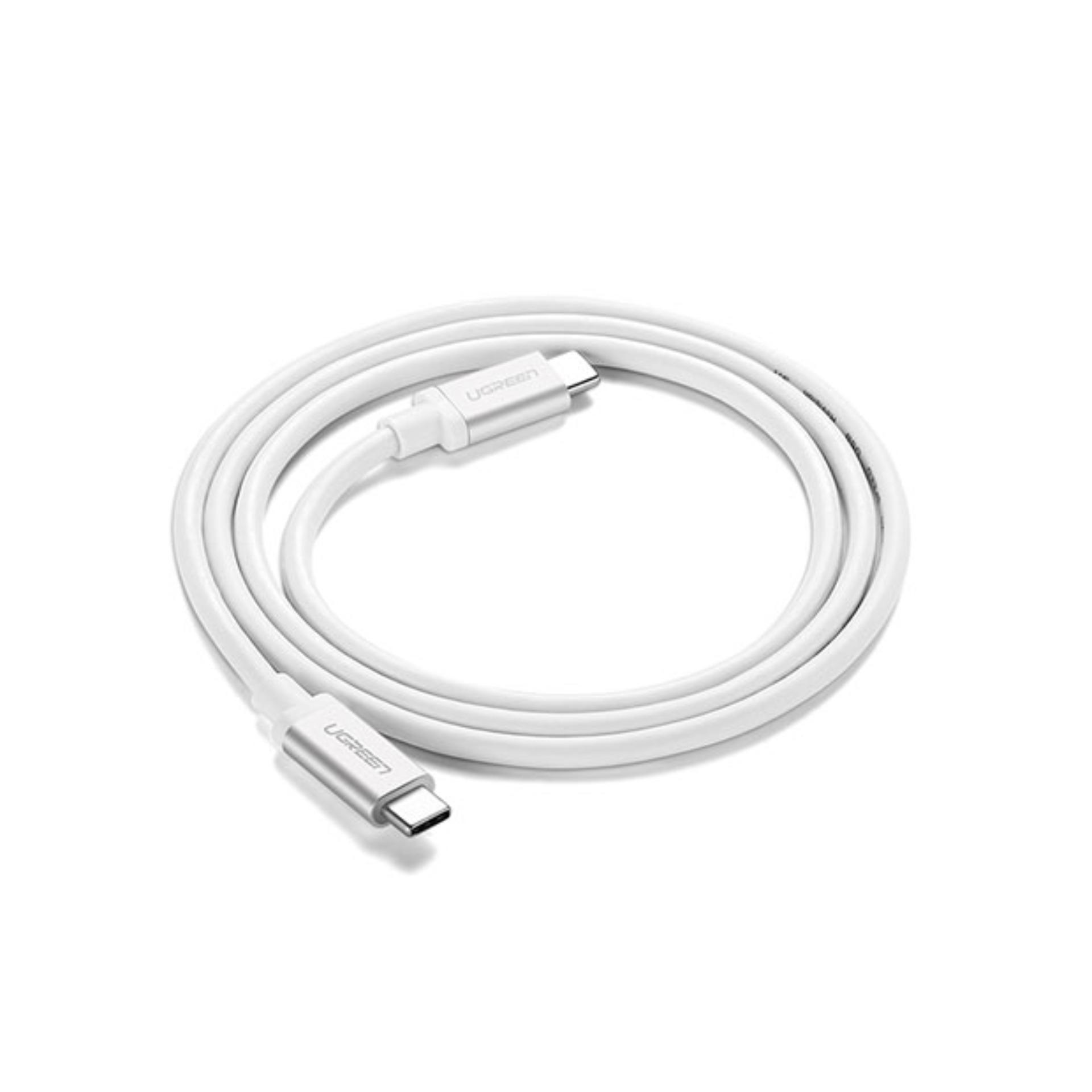 Cáp chuyển USB Type C sang USB Type C 0.5M Ugreen 10680 (Trắng)