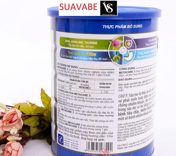 [Mẫu mới] Bộ 2 Sữa Meta Care 3 Nutricare 900g