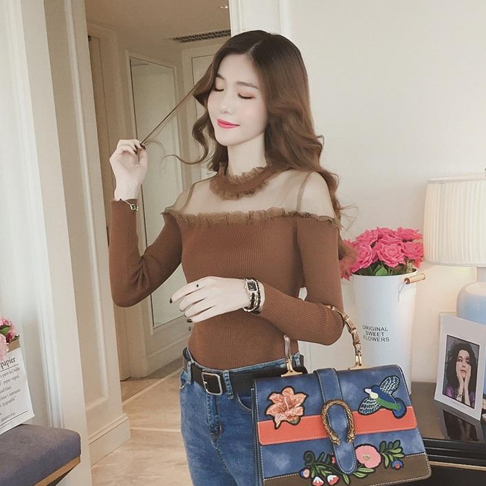 Hàng Nhập : ÁO THUN KIỂU, PHỐI REN THỜI TRANG – AK 051