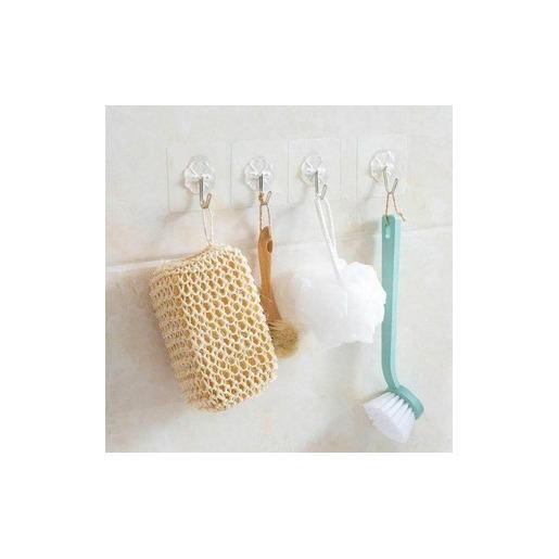 Bộ 10 Móc treo dán tường siêu dính trong suốt