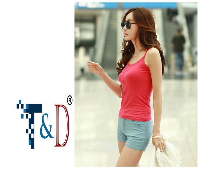 Áo thun hai dây nữ thời trang nhiều màu