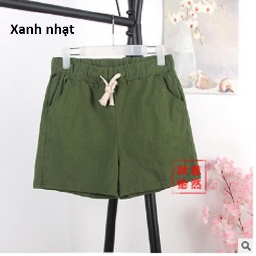 quần shorts lưng thun nữ, quần short nữ Q044