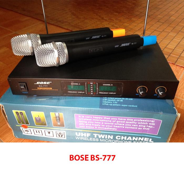Micro karaoke không dây BS 777- bảo hành 12 tháng