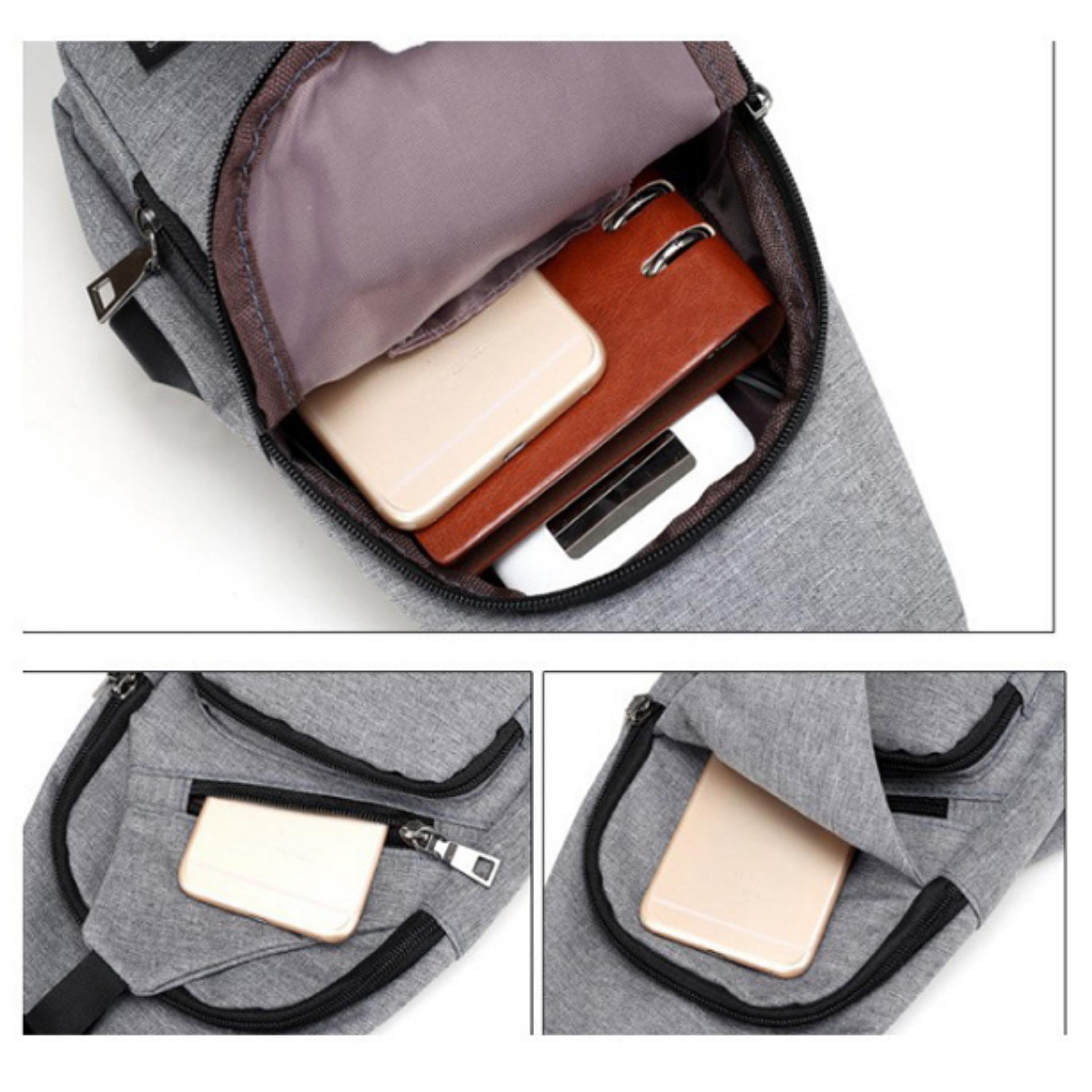 Túi Đeo Chéo Cao Cấp 4 Ngăn (CC3)