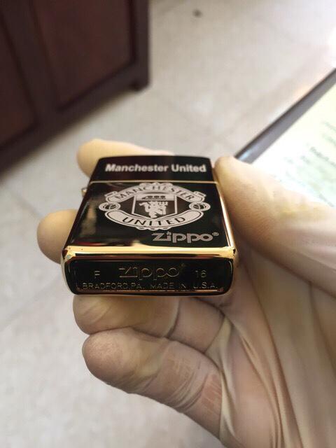 [HCM]Bật Lửa Zippo Logo Manchester United