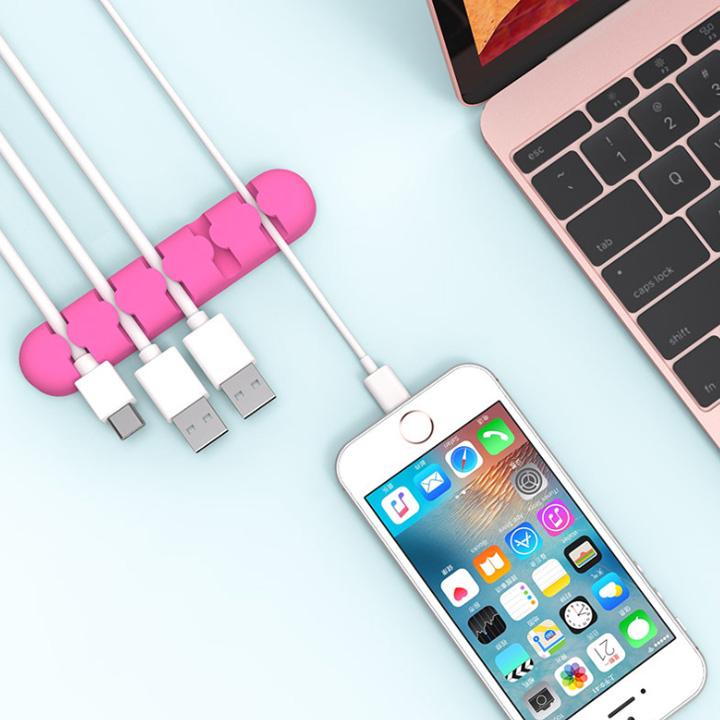 Thanh dán Orico 5 khe cố định dây cáp PK48