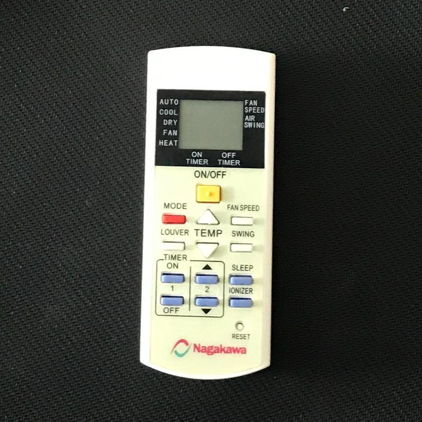 Điều khiển điều hòa Nagakawa 2 chiều màu trắng