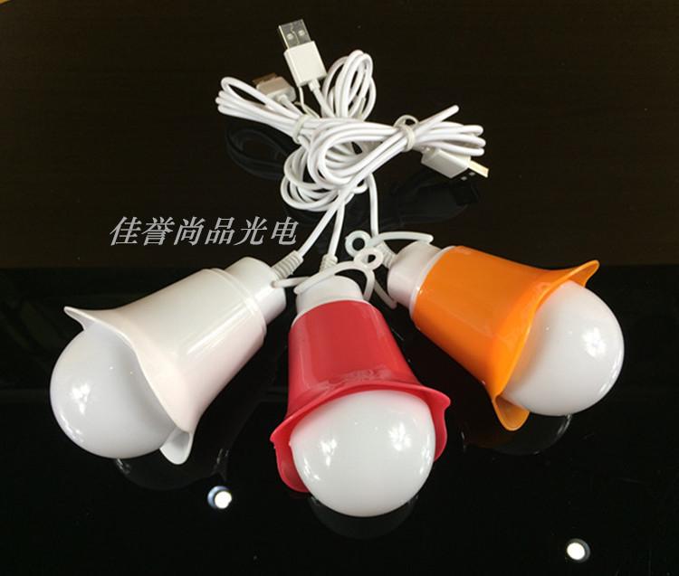 Đèn Led bulb USB 5w Led sáng trắng