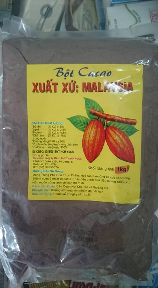 Bột cacao Malaysia TTN 1kg