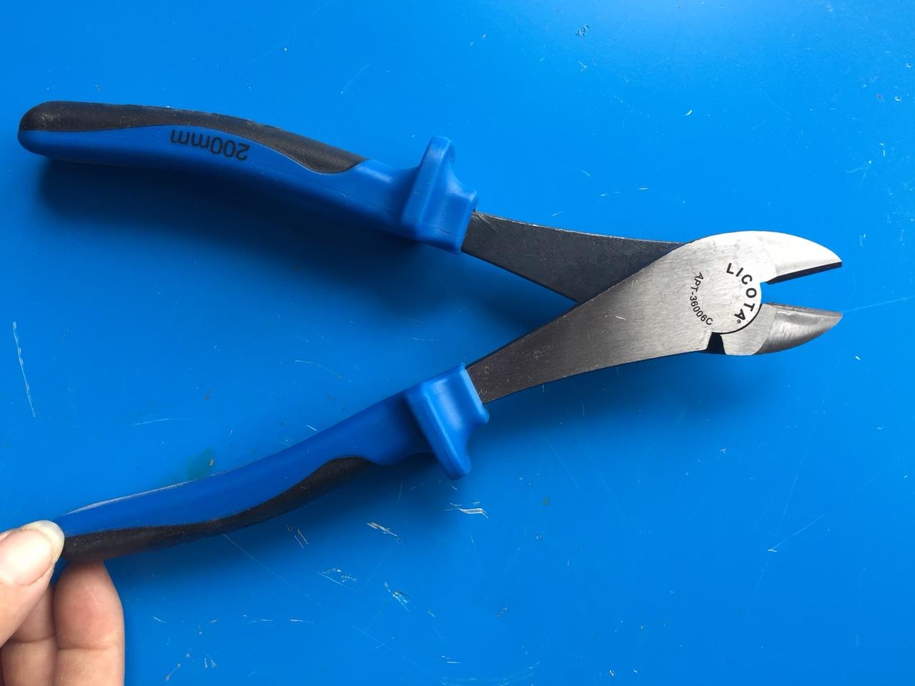 Kìm cắt thép Licota 200mm siêu hạng, Kiềm cắt, chất liệu thép CR-V, kìm cắt cáp, kìm cắt dây điện, kìm cắt sắt