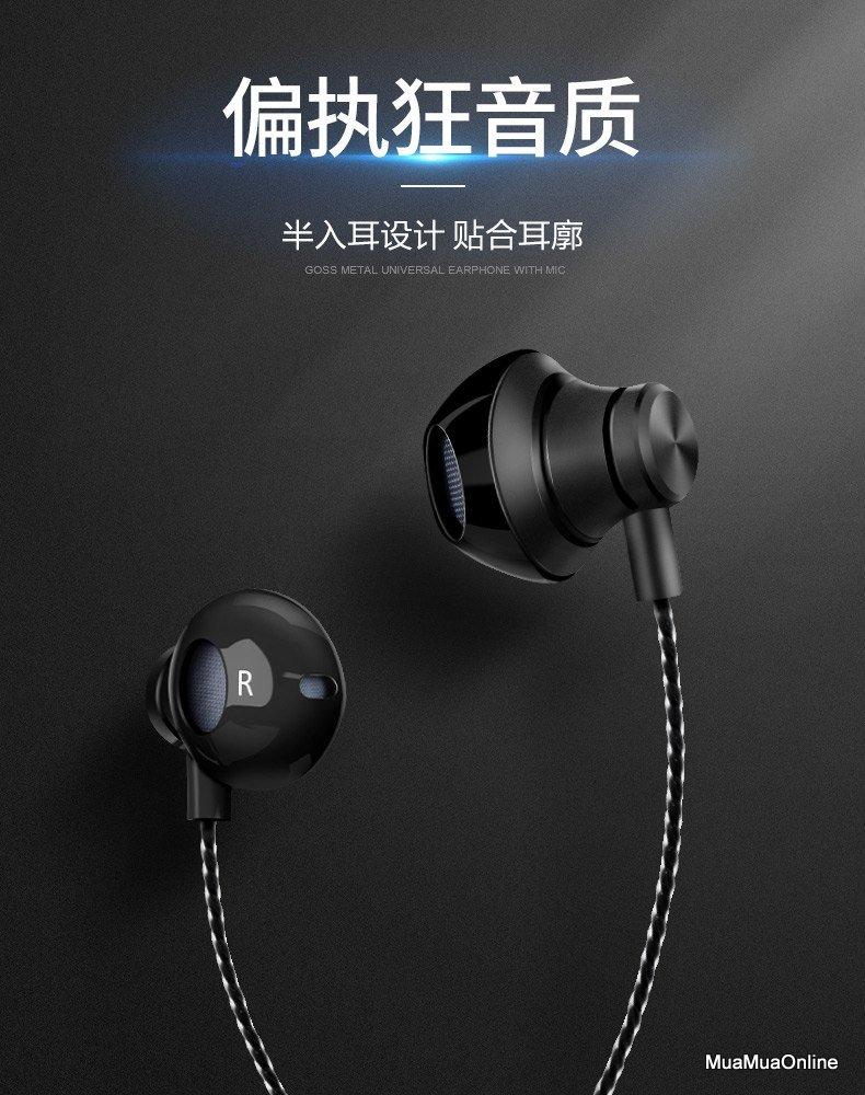 [HCM]Tai Nghe Nhét Tai Hoco M18 Tiện Lợi