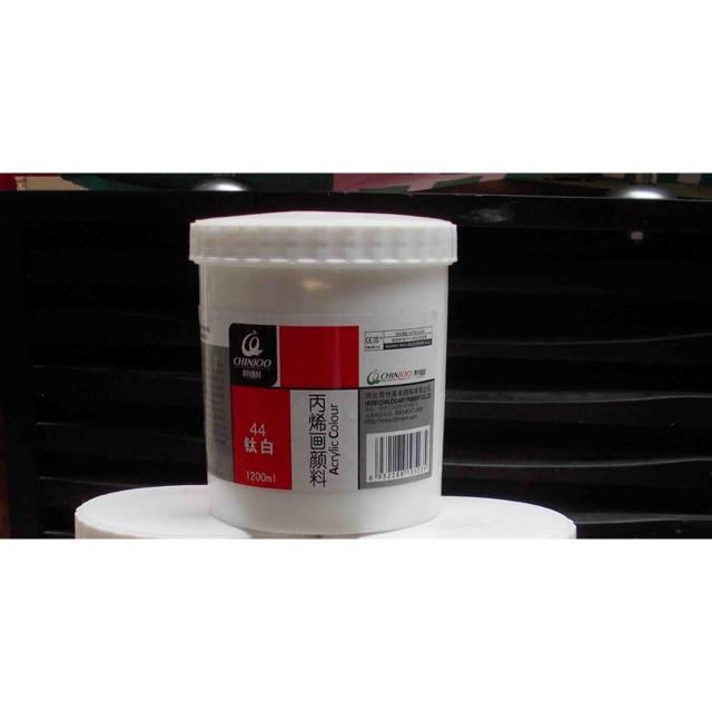 ACRYLIC CHINJOO 3D MÀU TRẮNG- 1200ml