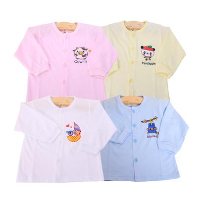 Set 5 áo catter dài tay sơ sinh size 1-12 tháng
