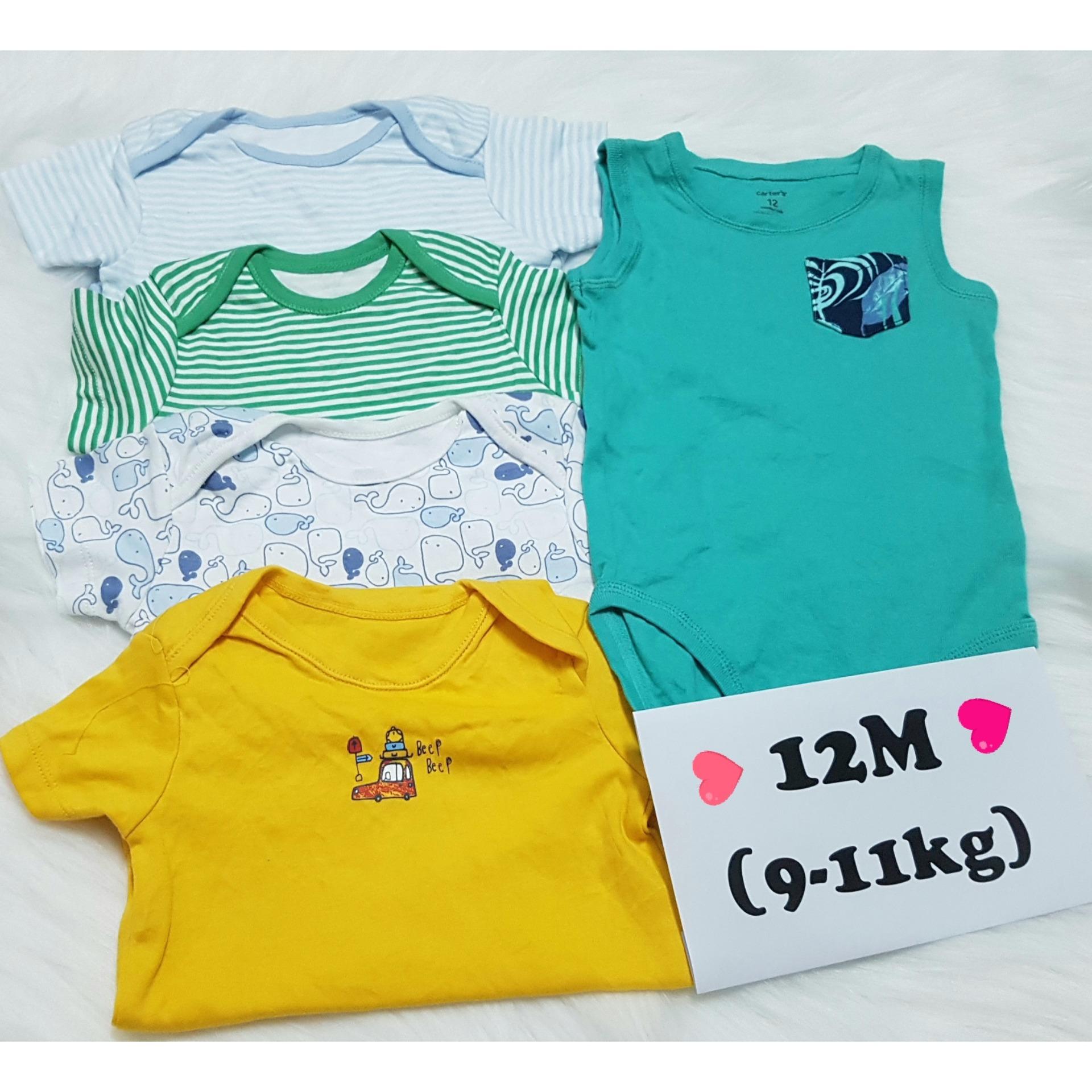 Set 5 áo liền quần bé trai