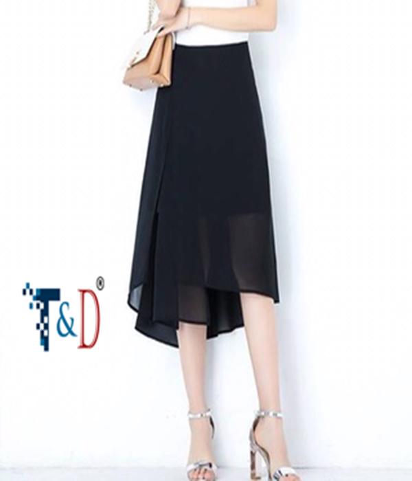 [HCM]CHÂN VÁY ĐEN VẠT XÉO THỜI TRANG
