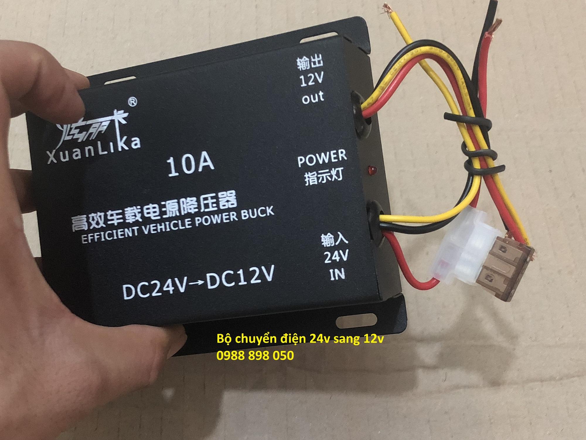bộ đổi điện 24v xuống 12v 10a