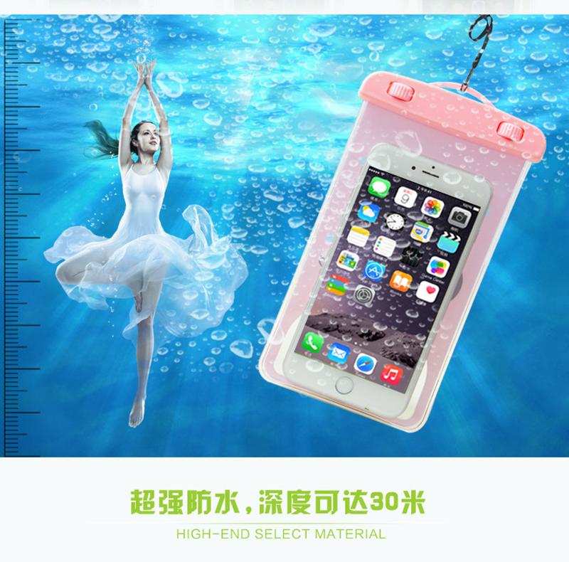 Túi chống nước an toàn cho điện thoại Iphone 5/6/6Plus (Cam)
