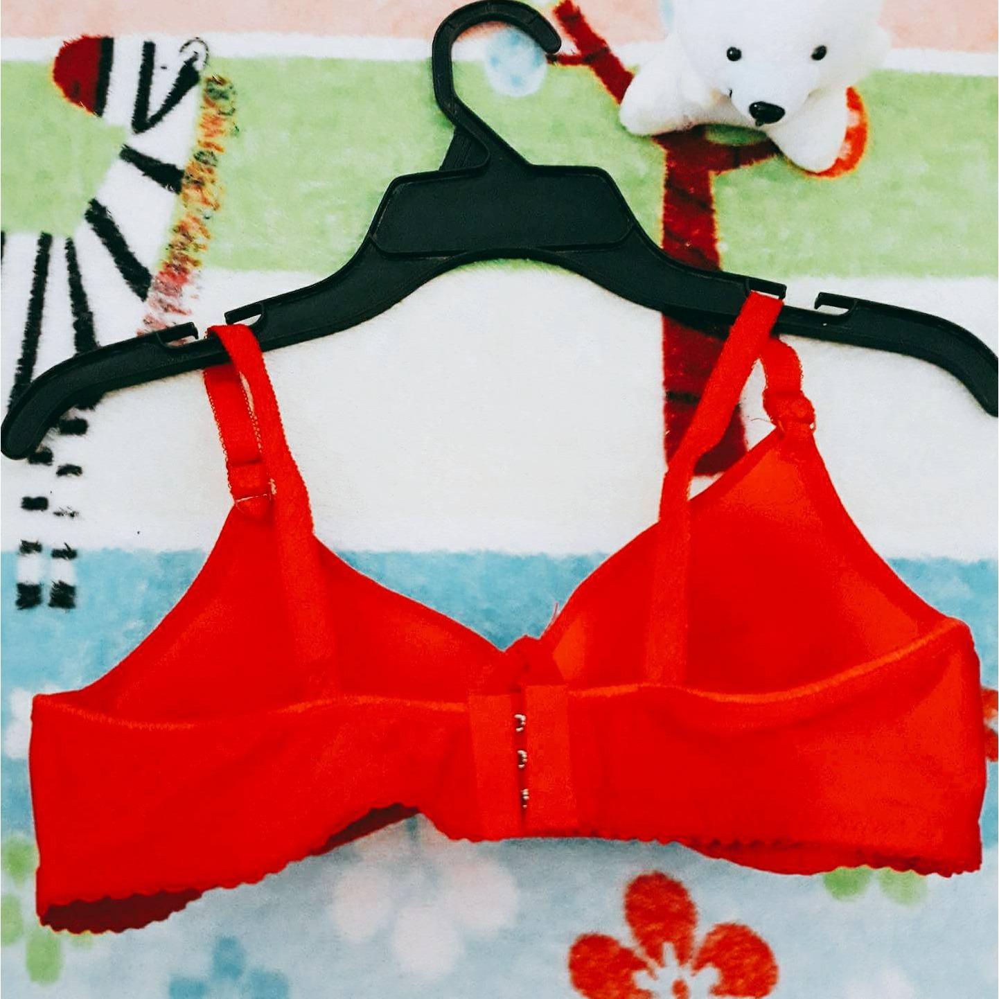 Áo ngực mút mỏng màu đỏ size 34