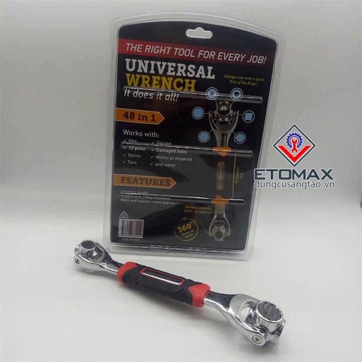 Cờ lê 8 đầu xoay đa năng 48 in 1