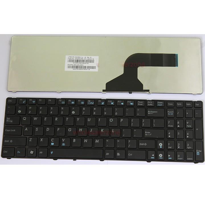 Bàn phím laptop asus k52 - asus k52f - asus k52jb - asus k52jc - asus k52je - asus k52jk có khung phím nổi