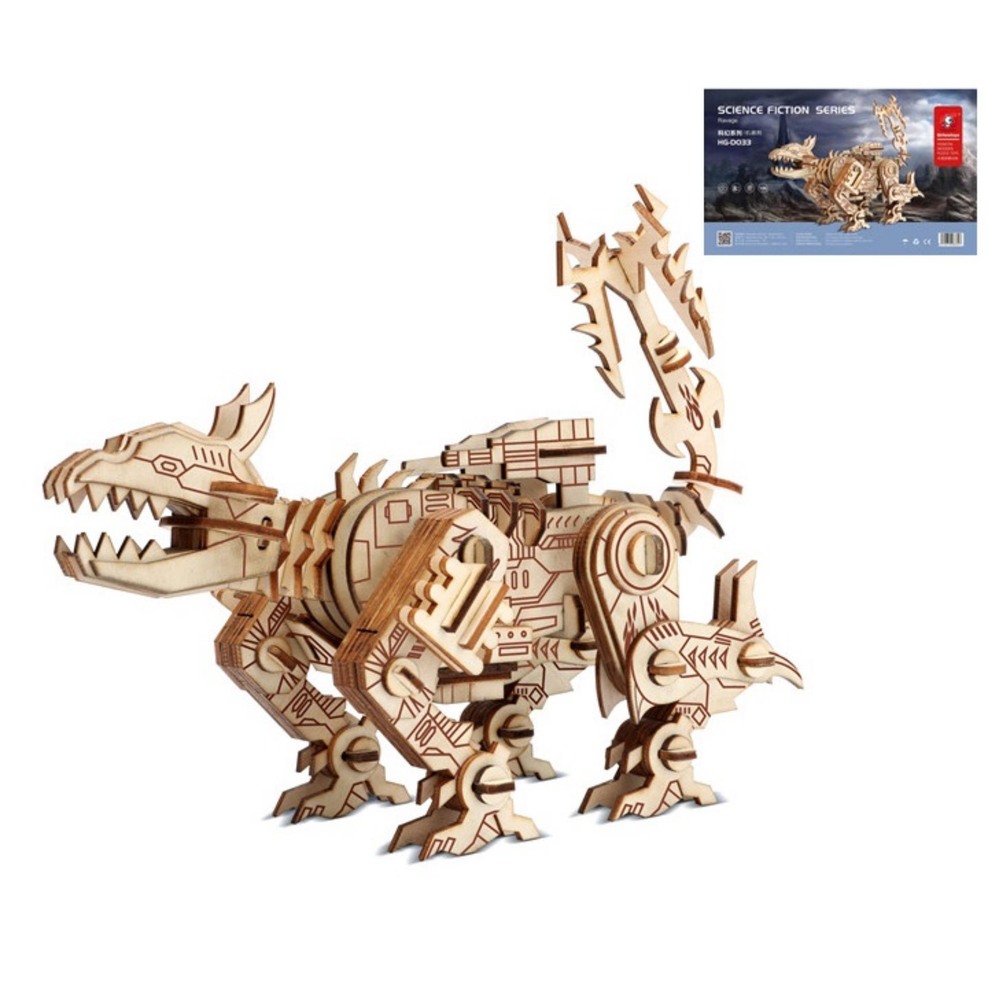 Đồ chơi lắp ráp gỗ 3D Mô hình Mô hình Khủng long Robot Ravage