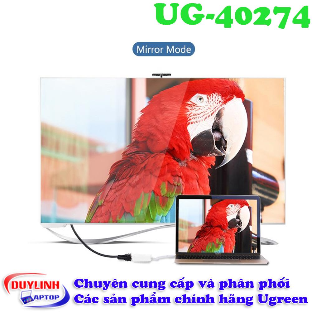 Cáp USB Type C to VGA Ugreen 40274