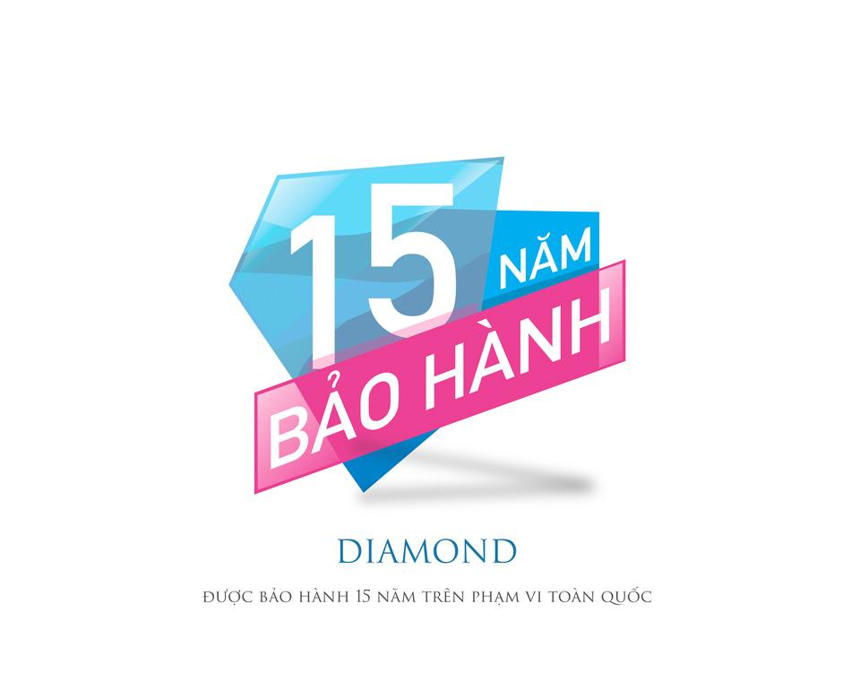 Nệm Lò Xo túi Vạn Thành Diamond -bảo hành 15 năm